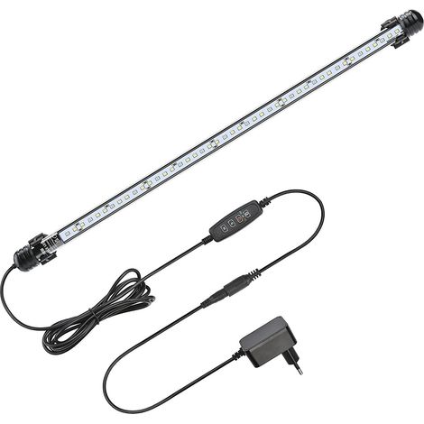 Éclairage LED pour aquarium avec minuterie, éclairage blanc et bleu à intensité variable, 4 W, 230 lm (1/5)