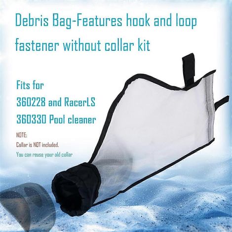 Deux sacs de nettoyage pour nettoyeurs de piscine automatiques Racer (1/5)