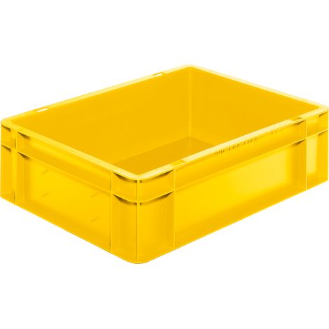 Caisse de transport 400x300x120 mm jaune (1/5)
