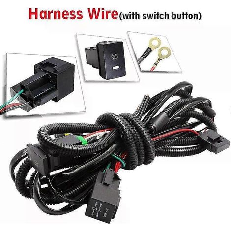 Ensemble de phares antibrouillard 2 en 1 compatible avec feux de jour à LED 30 W en aluminium H11 pour Ford Fusion Sedan 2013-2016 (modèle américain) (faisceau de câblage) (1/5)