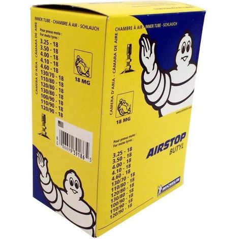 MICHELIN CHAMBRE A AIR 18MG POUR MOTO 40-46 120/90 130/70-80X18 2001232570000