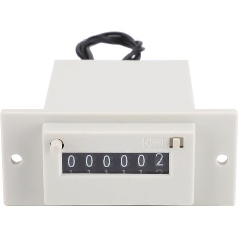 Compteur électromagnétique CSK6-YKW, impulsion électronique à 6 chiffres, DC 12V