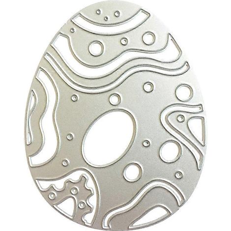 Stanzformen für Ostereier aus Metall, Schablonen für Scrapbooking, DIY-Alben, Stempel, Papierkarten, Prägung, Dekoration, Bastelarbeiten