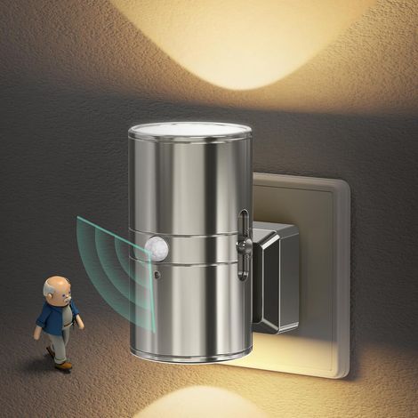 Veilleuse Prise Electrique avec Detecteur de Mouvement, 1 Unité (1/5)