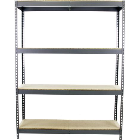 Simonrack Mensola metallica grigia legno 8 mensole 500 kg