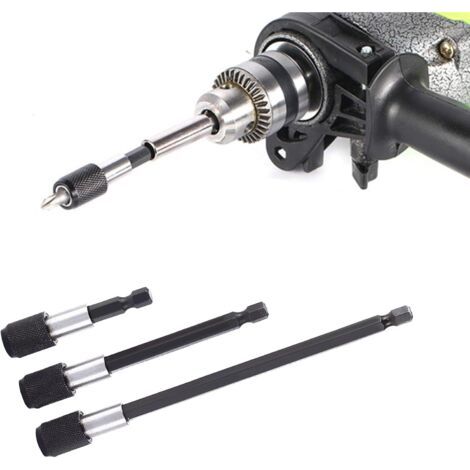 HOXILEELEO - Ensemble de 3 rallonges magnétiques de 60, 100 et 150 mm (1/4 po) – Acier inoxydable – Système de verrouillage rapide (1/5)