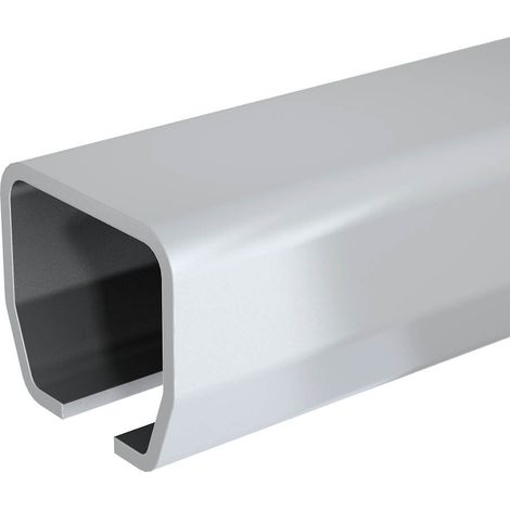 Slid'Up By Mantion – Rail en inox 304L pour portail – Longueur 1,95 m – Poids max 200 kg – Adapté pour milieu humide – Dimensions 40 x 35 mm