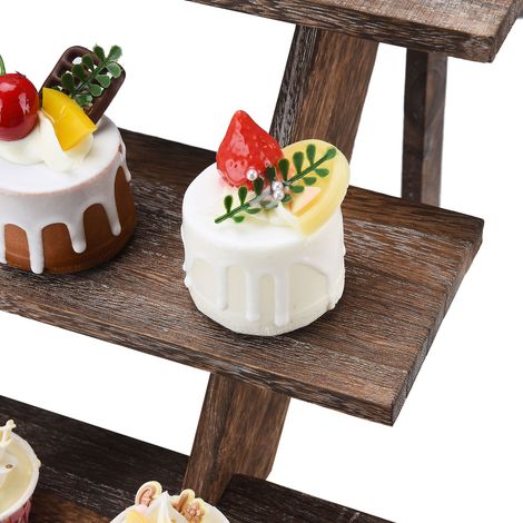 Mehrstöckiges Aufbewahrungsregal aus Holz / Pflanzenständer / Kuchenständer / Figurenständer (1/5)