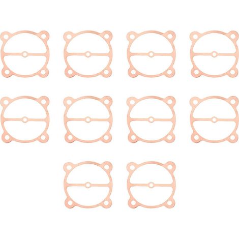 10 joints pour compresseur d'air, 95 joints en cuivre à 5 trous, accessoires pour pompe à plaque de soupape métallique (1/5)