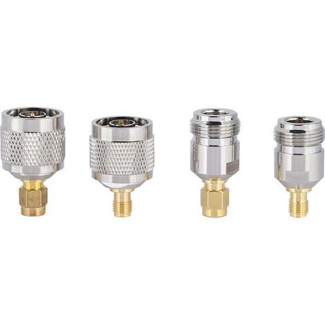 Adaptateur coaxial RF SMA vers N (4 pièces) - Connecteur N mâle/femelle vers SMA femelle/mâle (1/5)