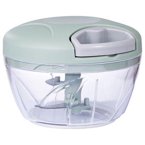 Affettatrice per verdure da cucina - Tagliacavi - Set da cucina - Affettatrice per cipolle - Tritacipolle - Tritaverdure - Affettatrice da cucina - PP - Verde (1/5)