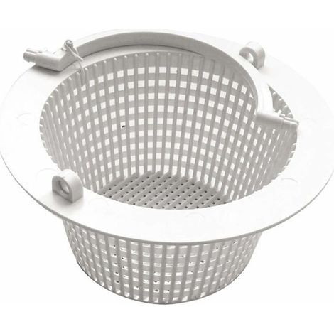 Panier de skimmer pour piscine enterrée avec poignée – filtre de remplacement en polypropylène (1/5)