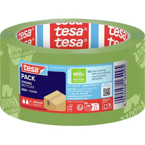 tesa ECO & STRONG 58156-00000-00 Nastro da imballo tesapack® Verde (L x L) 66 m x 50 mm 1 pz. (1/2)