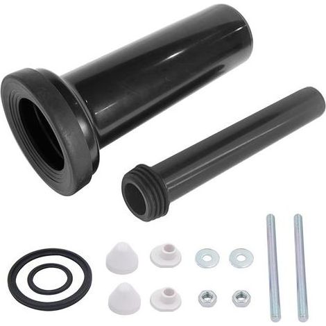 Set de raccordement pour WC mural,180 cm Kit complet de joint et tuyau de vidange (Kit complet, 180 cm) (1/5)