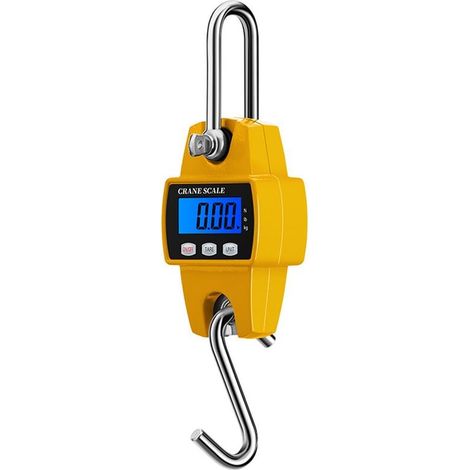 SHINING HOUSE Báscula de grúa digital Báscula colgante industrial de alta resistencia Báscula electrónica de alta precisión con pantalla LED para pesaje de almacenes/edificios/talleres Certificación C (1/5)