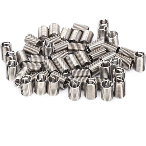 Outil de Réparation en Fil d'Acier Inoxydable - 100 Pièces d'Inserts Filetés M3 x 0.5 x 2.5D (1/5)