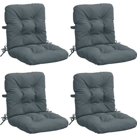 Cuscini per Sedia Alta in 4 Pezzi VIANEN 4 pz 100% Poliestere vidaXL (1/5)