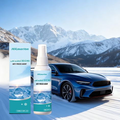 Snow melting and de-icing spray for car windows, antifreeze, and various outdoor applications in winter -- 100ml