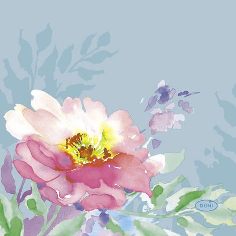 Duni Servietten Flowy Flora 24 x 24 cm - 20er Pack Servietten