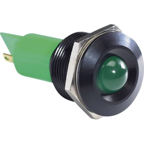 Voyant de signalisation LED APEM Q19P1BXXG24AE vert 24 V/DC, 24 V/AC 20 mA 1 pc(s) A080961 (1/3)