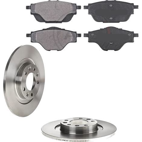 KIT FRENI POSTERIORI compatibile con CITROEN C4 SPACETOURER (3D,3A,3E) - DISCHI + PASTIGLIE OEM: FDB4766 / 18440 , 18444 /SOSTITUZIONE DIRETTA/BASSA POLVERE/SILENZIOSO (1/5)