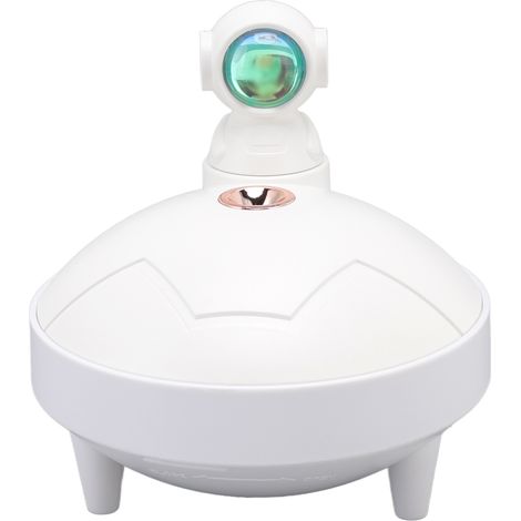 Humidificateur Sunset Light 290 ml, minuterie 4 h, angle réglable, chargement USB, humidificateur de bureau style astronaute pour la maison ou le bureau (1/5)