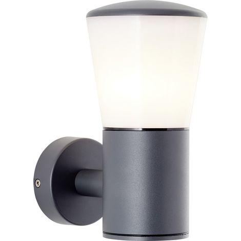 Brilliant LED Außen-Wandleuchte Cliffi aluminium E27 dimmbar (1/2)
