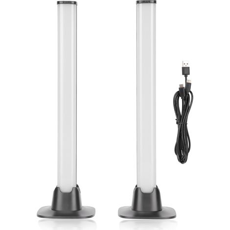 2 Barres Lumineuses RGB LED Intelligentes 19 Modes Application Contrôle Minuterie Usage Large Salon Bureau Fête (1/5)