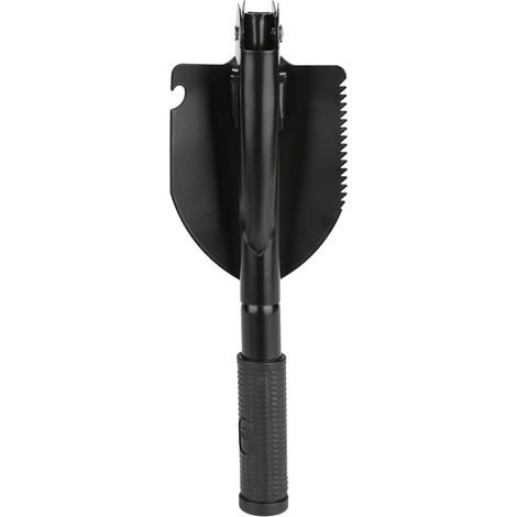 Pelle de survie pliante multifonction avec boussole pour le camping, la randonnée et les voyages en plein air (1/5)