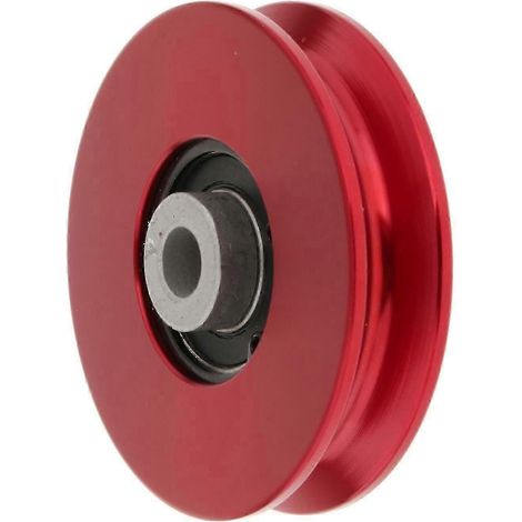 Bearing Pulley Wheel Gym Accessory Universal for Cable Machine Gym Equipment 54mm Silver (1/4)