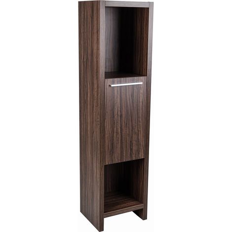 1600mm Free Standing Bathroom Cabinets Tall Bathroom Walnut