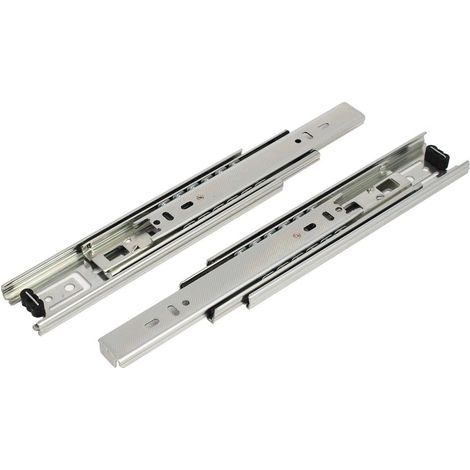 200mmx45mmx13mm 3 Abschnitte Teleskop Kugellager Amortisseur Schubladenführung 2 pcs (1/4)