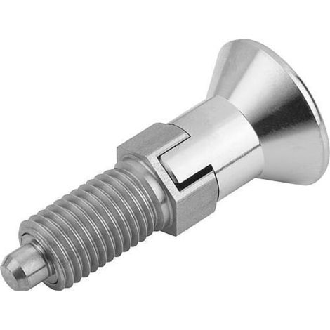 KIPP Arretierbolzen GR.4 M20 x 1,5 Ø12 Form C Edelstahl (1/3)