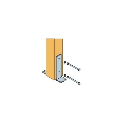 Confezione 2 Pz Kit Viti 10X110 mm per Ancoraggio Palo 9X9 Alce
