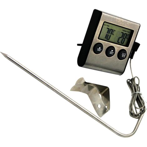 Hemobllo Thermomètre à Viande Barbecue en Acier Inoxydable (1/5)