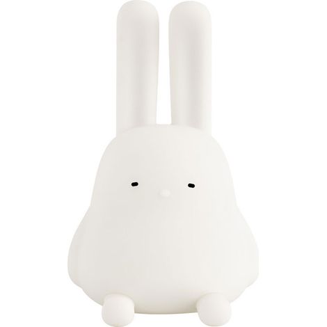 Le support pour téléphone portable est pliable et peut être suspendu par ses oreilles il est doté d'une lumière chaude à minuterie et d'une veilleuse lapin en silicone. (1/4)