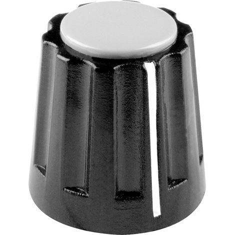 Mentor 331.61 331.61 Drehknopf mit Knopfmarkierung Schwarz (Ø x H) 14.5 mm x 14 mm 1 St.
