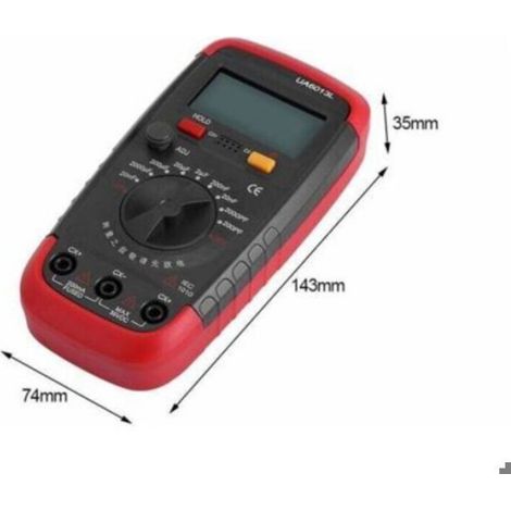 Capacimetre - Mesure 0 1 Pf a 20000 Uf - Ecran Lcd Retroeclaire - Pour Electronique - 1 Unite (1/4)
