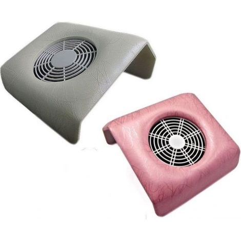 ASPIRATORE DA TAVOLO PER UNGHIE NAIL  MEDIO BIANCO ROSA AZZURRO DIMENSIONI 23CM