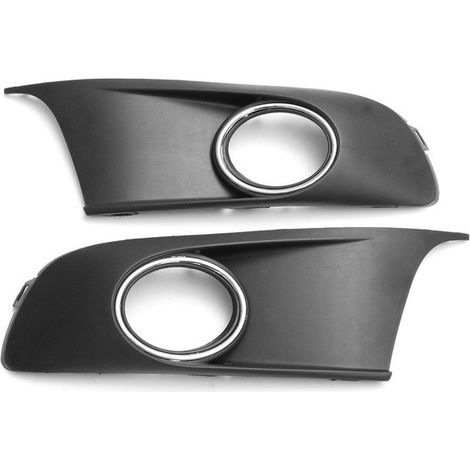 Satz Gitter für Nebelscheinwerfer für Volkswagen VW Caddy / Touran Typ 2K Facelift 2011–2015 OEM 1T0853665P9B9, 1T0853665