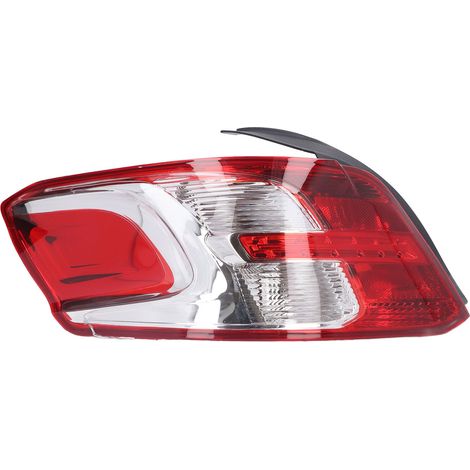 Feu arrière 714000285800 côté gauche, éclairage lumineux surface lisse, pièce de rechange pour Peugeot 301 2012-2016 (1/5)