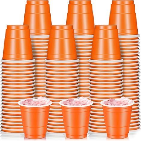 Irovami Verres shot 6 cl orange – lot 100, jetables, incassables, mariage/buffet (1/5)