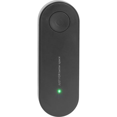 Ortviai Purificateur d’air à ions négatifs silencieux – 90-240 V, prise UE noire, déodorisant et élimination du formaldéhyde (1/5)