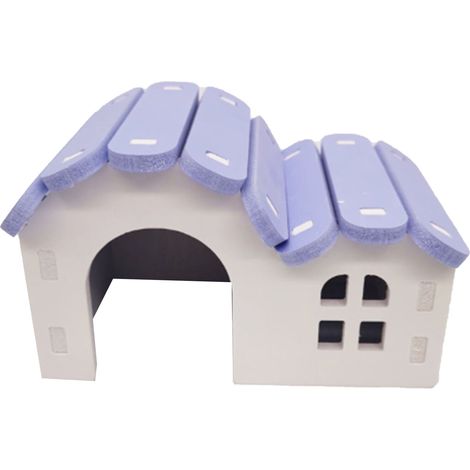 Maison Pour Hamster - Abri En Pvc Violet - Cachette Sûre Pour Rongeurs - Design Compact Pour Cage - 1 Pièce (1/5)