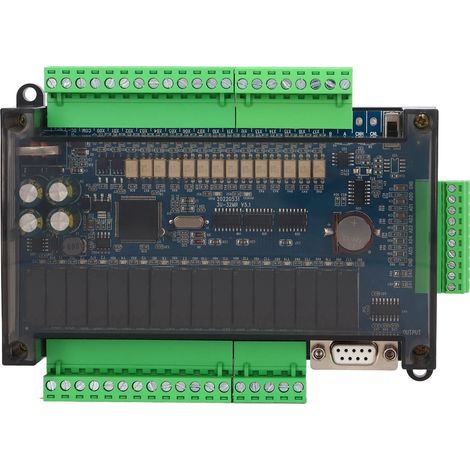 Module de contrôle industriel RS485 6 entrées analogiques 2 sorties analogiques 16 entrées TOR 16 sorties automate programmable, comptage haute vitesse 6 voies, alimentation 24V DC (1/5)