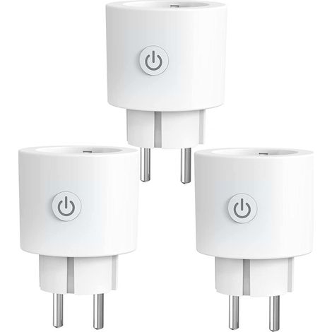PACK 3   MEROSS WIFI SMART PLUG CONTROLLO VOCALE E TIMER  OFFERTA ESCLUSIVA