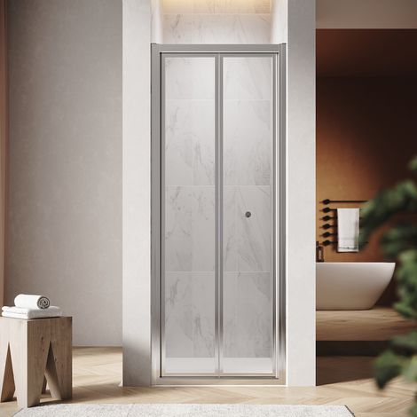 SONNI Porte doccia in Vetro di Sicurezza Temperato da 5 mm Secondo EN12150, Porte doccia con Chiusura Magnetica, 76 cm (1/5)