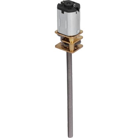 Moteur Réducteur DC 6V 60 Tours par Minute avec Arbre Long M3x55mm pour Robotique et Modélisme (1/5)