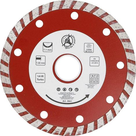Disque de Coupe Turbo 115 mm - Coupe Rapide et Précise, Pro - D-Work (1/5)