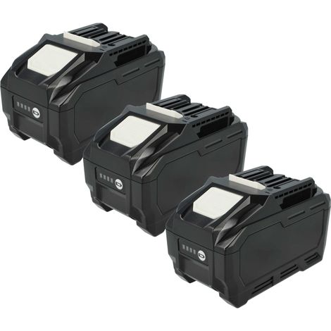 EXTENSILO 3x batteria compatibile con Makita TD001G, HS004G, W001G, HP001G, HR003G, HR001G utensile elettrico (6000 mAh, Li-Ion, 40 V)
